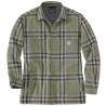 FLANNEL SHERPA LINED SHIRT JAC