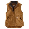 WOM. SHERPA LINED MOCK NECK VEST