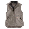 WOM. SHERPA LINED MOCK NECK VEST