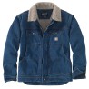 RELAXED DENIM SHERPA LINED JACKET