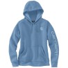 WOM. LOGO SLEEVE GRAPHIC HOODED SWEATSHIRT
