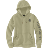 WOM. LOGO SLEEVE GRAPHIC HOODED SWEATSHIRT