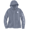 WOM. LOGO SLEEVE GRAPHIC HOODED SWEATSHIRT