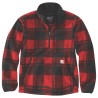 LOOSE FIT HALF ZIP FLEECE PULLOVER