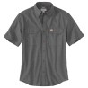 LOOSE CHAMBRAY SS SHIRT