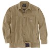 FLEECE LINED SNAP FRONT SHIRT JAC