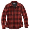 WOM. HAMILTON PLAID FLANNEL SHIRT JACKET