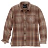 WOM. MIDWEIGHT FLANNEL L/S PLAID SHIRT