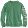 WOM. CREWNECK BLOCK LOGO SWEAT