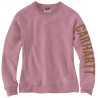 WOM. CREWNECK BLOCK LOGO SWEAT