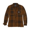 WOM. MIDWEIGHT FLANNEL LS PLAID SHIRT