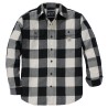 LOOSE FIT HEAVYW. FLANNEL LS PLAID SHIRT