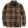 REL. FIT FLANNEL SHERPA-LINED SHIRT JAC