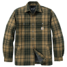 REL. FIT FLANNEL SHERPA-LINED SHIRT JAC