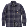 REL. FIT FLANNEL SHERPA-LINED SHIRT JAC