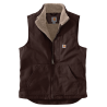 WASHED DUCK MOCK-NECK VEST