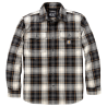 LOOSE FIT HEAVYW. FLANNEL LS PLAID SHIRT
