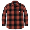 LOOSE FIT HEAVYW. FLANNEL LS PLAID SHIRT