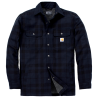 REL. FIT FLANNEL SHERPA-LINED SHIRT JAC