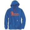 SNOW GRAPHIC HOODED SWEAT